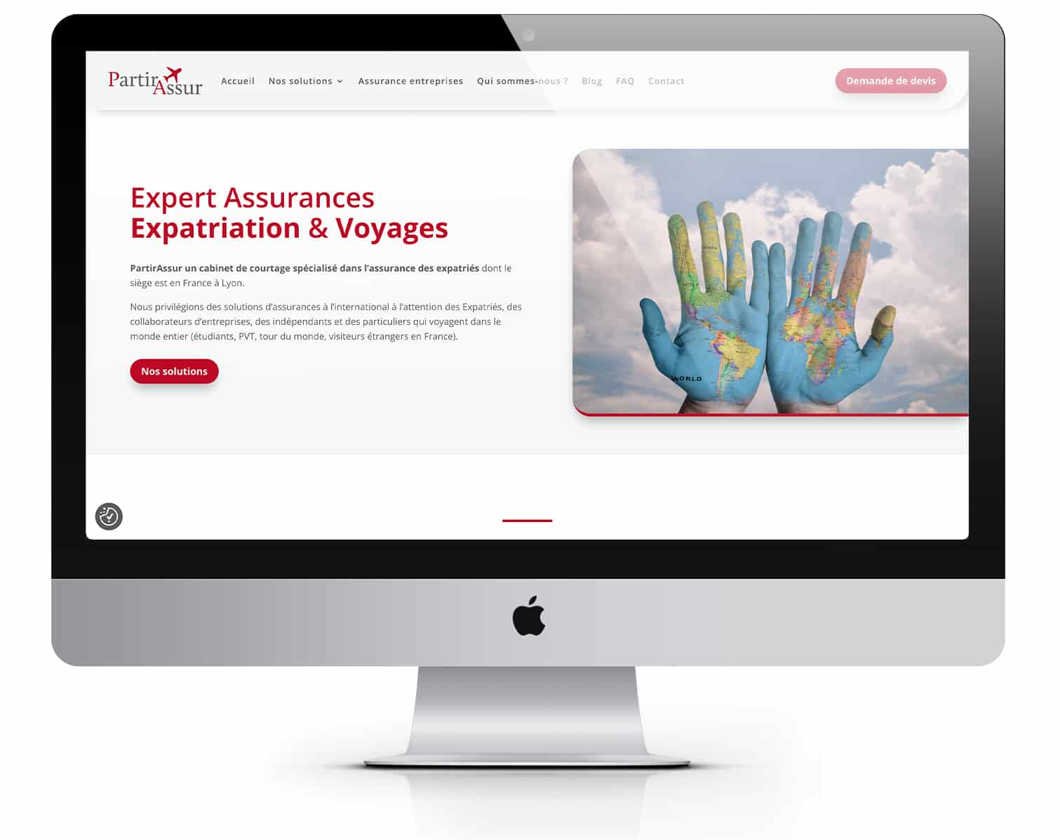 site internet PartirAssur