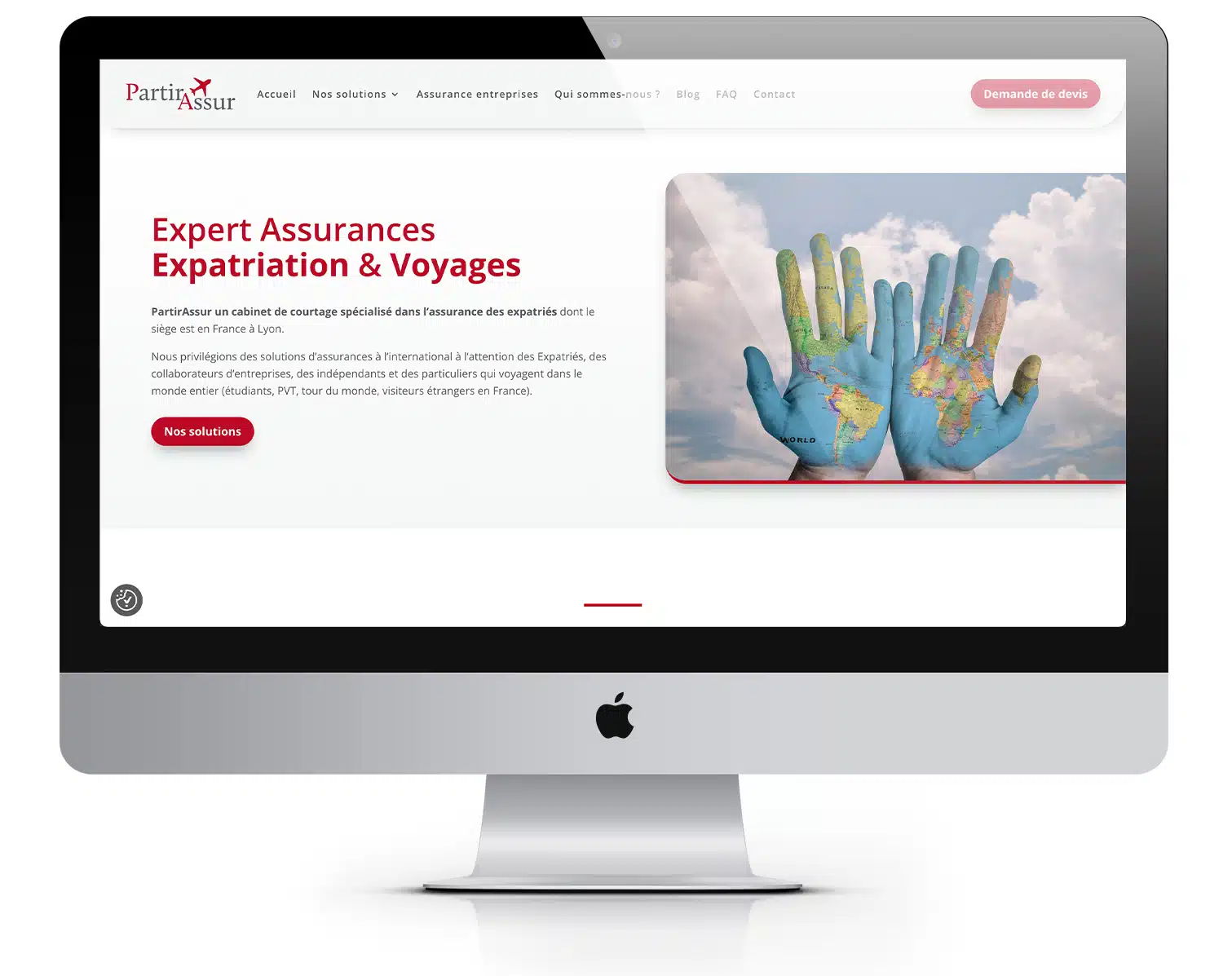 site internet PartirAssur