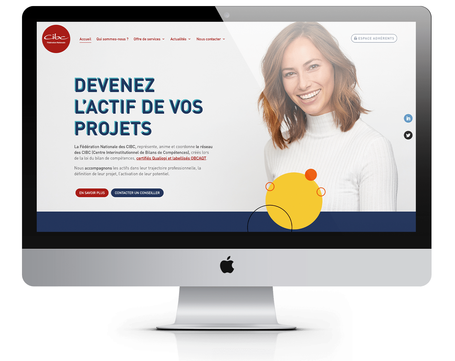 création du site internet de la Fédération Nationale des CIBC