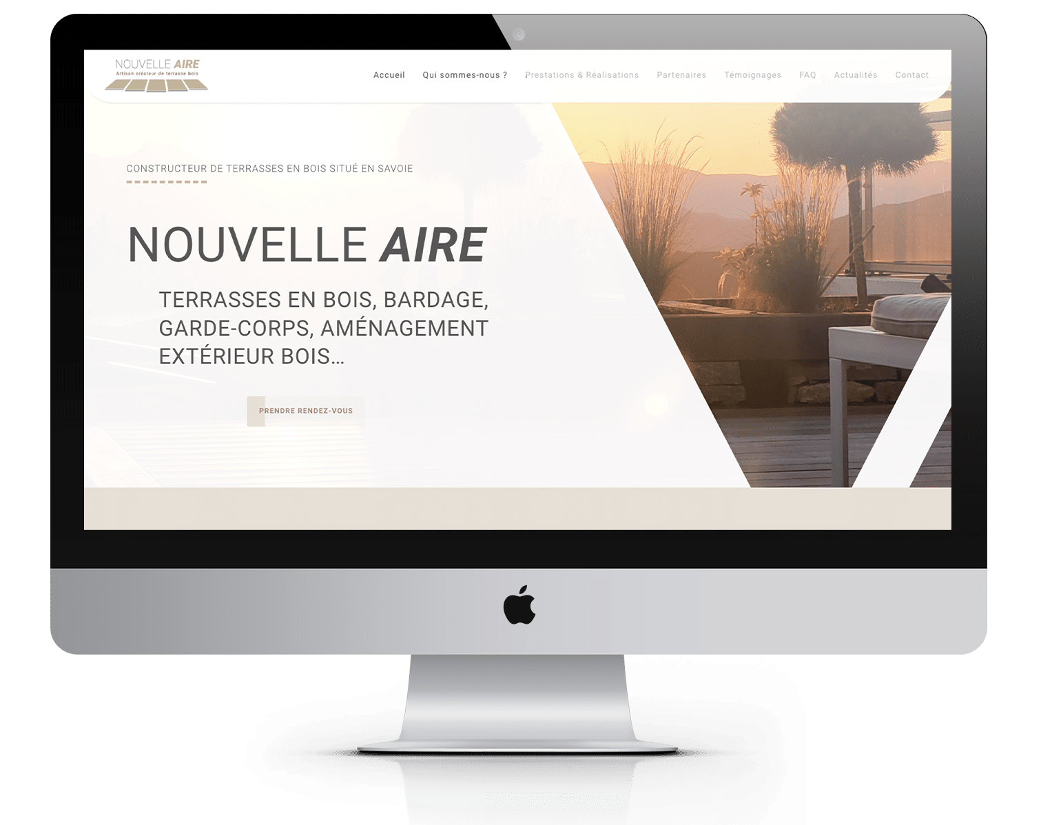 création du site web Nouvelle Aire Terrasse