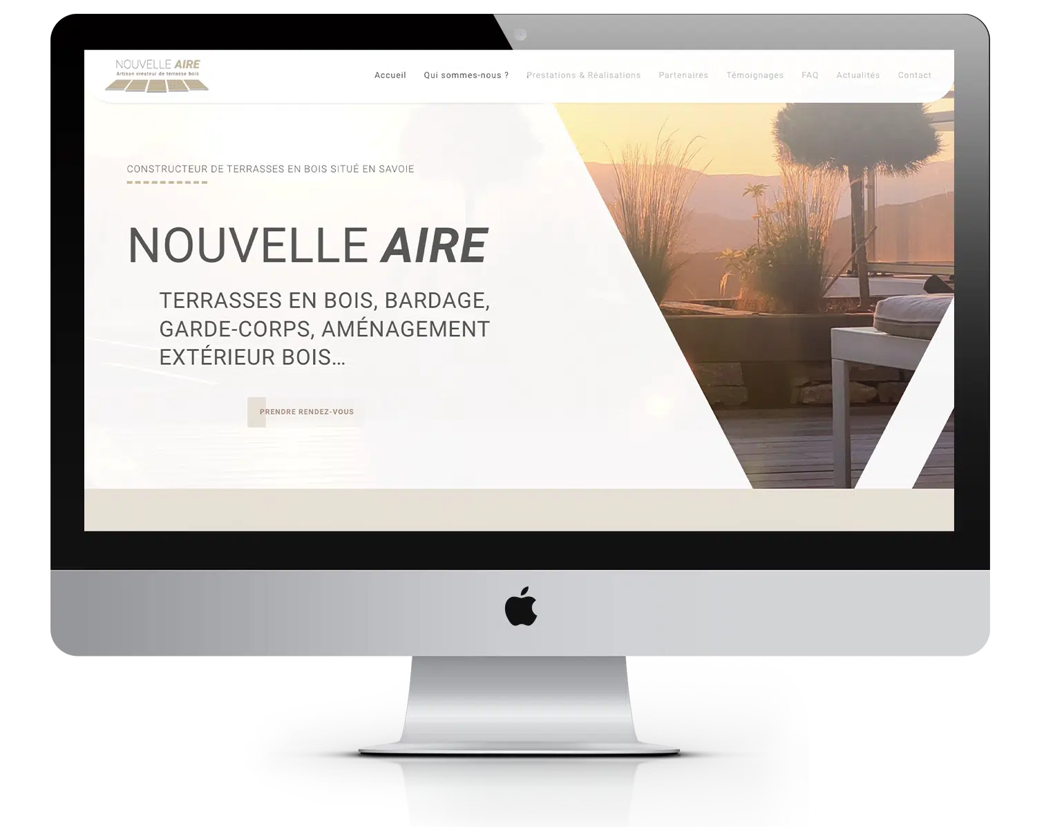 création du site web Nouvelle Aire Terrasse
